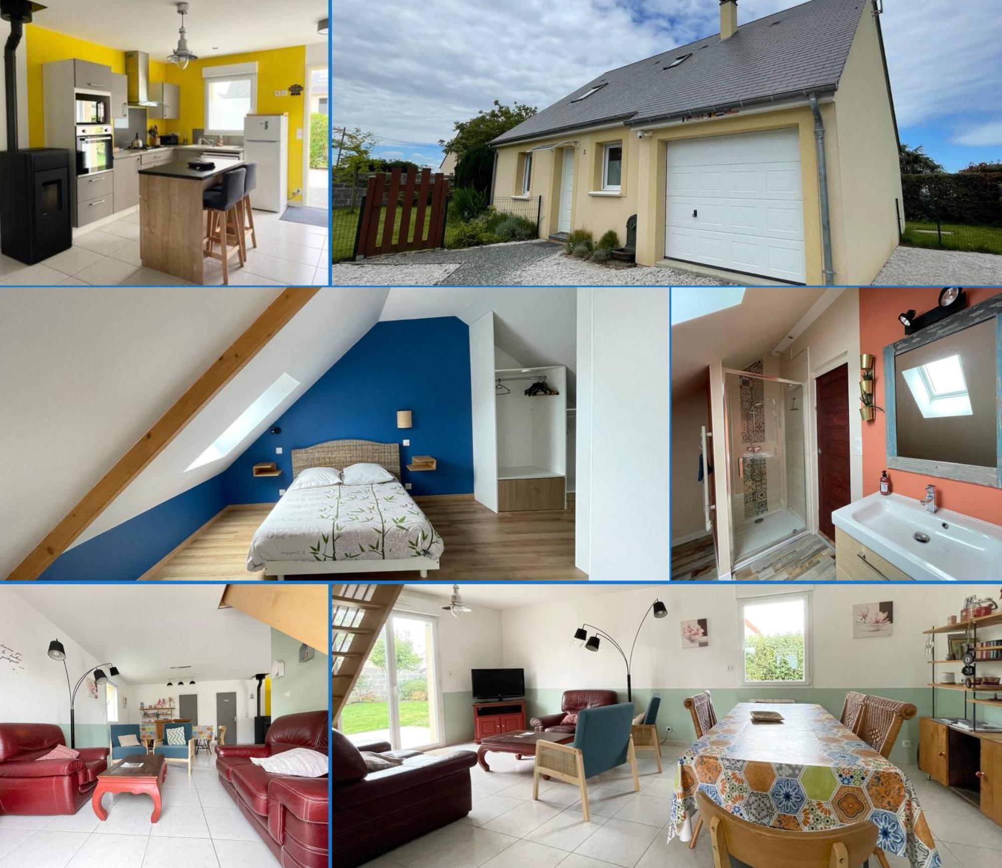 Belle Maison: Coastal Retreat with Garden near Omaha Beach Saint-Laurent-sur-Mer Exterior photo